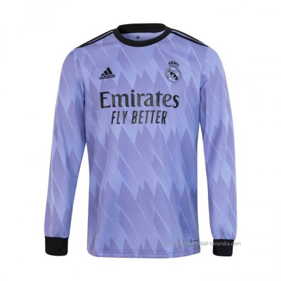 2ª Camiseta Real Madrid Manga Larga 2022-2023 - Haga un click en la imagen para cerrar