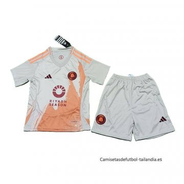 2ª Camiseta Roma Nino 2024-2025