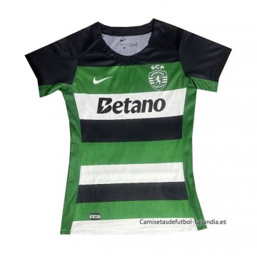 1ª Camiseta Sporting Mujer 2024-2025