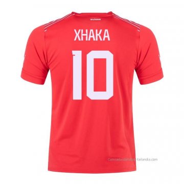 1ª Camiseta Suiza Jugador Xhaka 2022