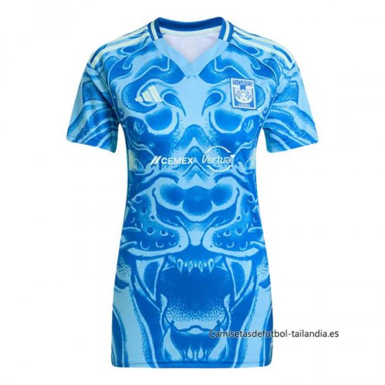 2ª Camiseta Tigres UANL Mujer 2025-2026 - Haga un click en la imagen para cerrar