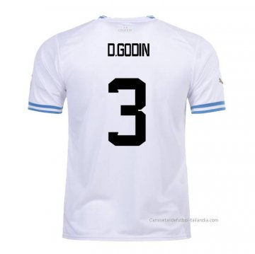 2ª Camiseta Uruguay Jugador D.Godin 2022 2ª Camiseta Uruguay Jugador D.Godin 2022