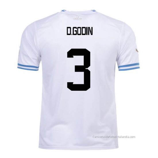 2ª Camiseta Uruguay Jugador D.Godin 2022 - Haga un click en la imagen para cerrar