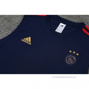 Camiseta de Entrenamiento Ajax Sin Mangas 2022-2023 Azul