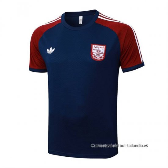 Camiseta de Entrenamiento Arsenal 2025-2026 Azul Rojo - Haga un click en la imagen para cerrar