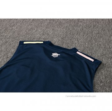 Camiseta de Entrenamiento Arsenal Sin Mangas 2021-2022 Azul