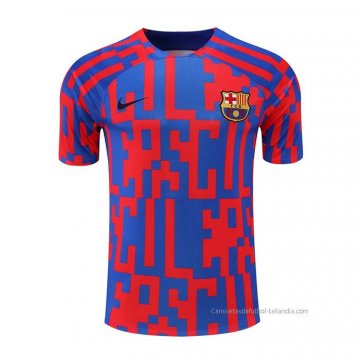 Camiseta de Entrenamiento Barcelona 2022-2023 Rojo y Azul Camiseta de Entrenamiento Barcelona 2022-2023 Rojo y Azul