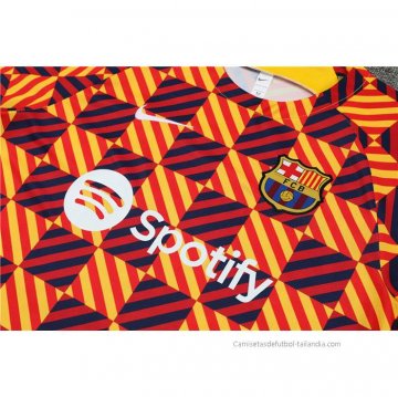 Camiseta de Entrenamiento Barcelona 2023-2024 Amarillo