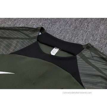 Camiseta de Entrenamiento Barcelona 2023-2024 Verde Oscuro