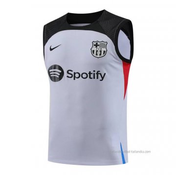 Camiseta de Entrenamiento Barcelona Sin Mangas 2023-2024 Gris Camiseta de Entrenamiento Barcelona Sin Mangas 2023-2024 Gris