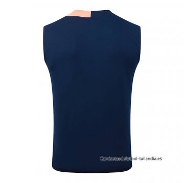 Camiseta de Entrenamiento Barcelona Sin Mangas 2025-2026 Azul Rosa