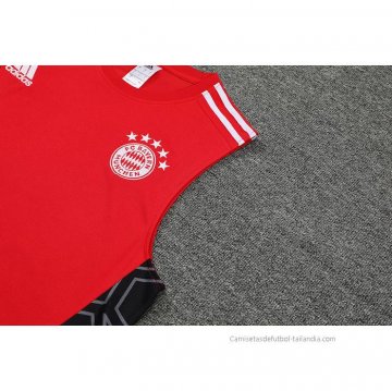 Camiseta de Entrenamiento Bayern Munich Sin Mangas 2022-2023 Rojo