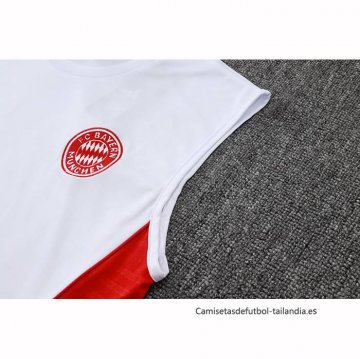Camiseta de Entrenamiento Bayern Munich Sin Mangas 2025-2026 Blanco