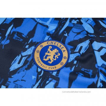 Camiseta de Entrenamiento Chelsea 2023-2024 Azul