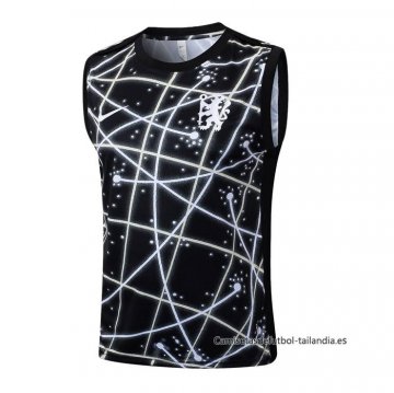 Camiseta de Entrenamiento Chelsea Sin Mangas 2025-2026 Negro Camiseta de Entrenamiento Chelsea Sin Mangas 2025-2026 Negro