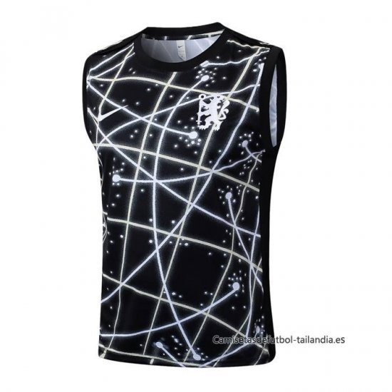 Camiseta de Entrenamiento Chelsea Sin Mangas 2025-2026 Negro - Haga un click en la imagen para cerrar