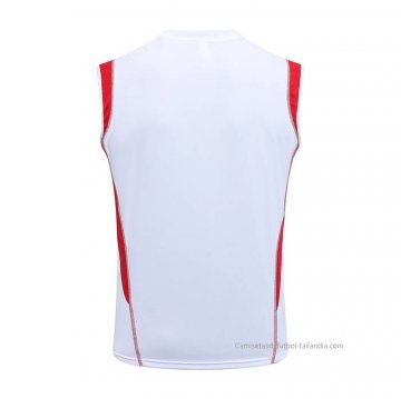 Camiseta de Entrenamiento Flamengo Sin Mangas 2023-2024 Blanco