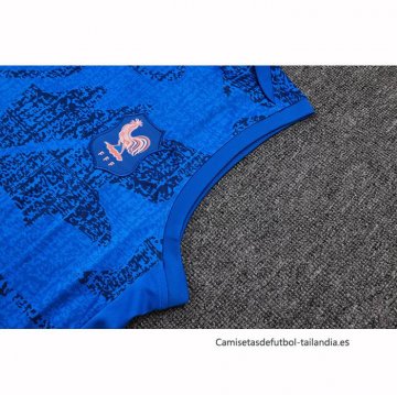 Camiseta de Entrenamiento Francia Sin Mangas 2025-2026 Azul