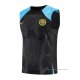Camiseta de Entrenamiento Inter Milan Sin Mangas 2022-2023 Negro