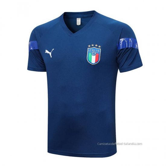 Camiseta de Entrenamiento Italia 2022-2023 Azul - Haga un click en la imagen para cerrar