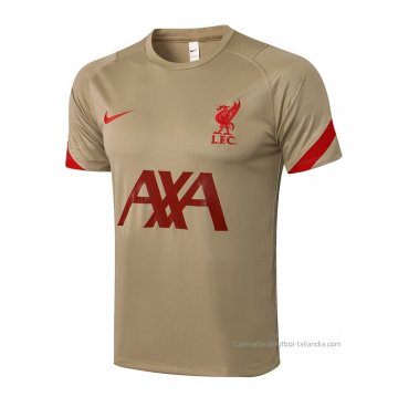 Camiseta de Entrenamiento Liverpool 2021-2022 Amarillo Camiseta de Entrenamiento Liverpool 2021-2022 Amarillo