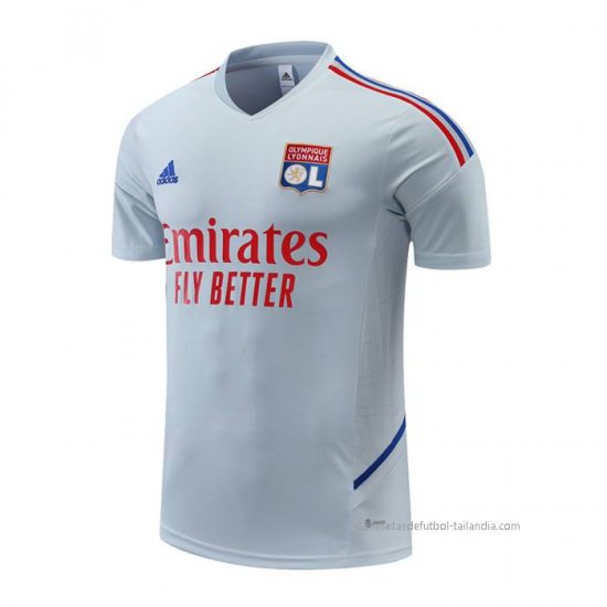 Camiseta de Entrenamiento Lyon 2022-2023 Gris - Haga un click en la imagen para cerrar