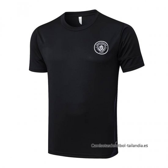 Camiseta de Entrenamiento Manchester City 2025-2026 Negro - Haga un click en la imagen para cerrar