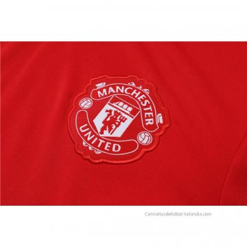 Camiseta de Entrenamiento Manchester United 2022-2023 Rojo