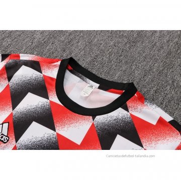 Camiseta de Entrenamiento Manchester United 2022-2023 Negro y Rojo
