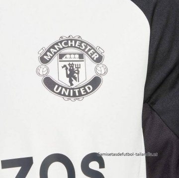 Camiseta de Entrenamiento Manchester United 2024-2025 Blanco