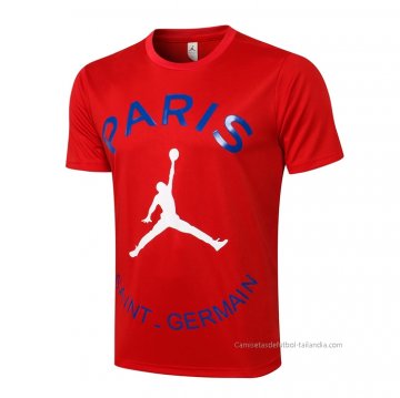 Camiseta de Entrenamiento Paris Saint-Germain 2021-2022 Rojo Camiseta de Entrenamiento Paris Saint-Germain 2021-2022 Rojo