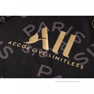 Camiseta de Entrenamiento Paris Saint-Germain Jordan 2021-2022 Negro