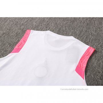 Camiseta de Entrenamiento Paris Saint-Germain Sin Mangas 2021-2022 Blanco