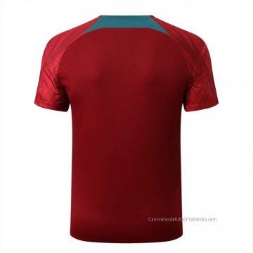 Camiseta de Entrenamiento Portugal 2022-2023 Rojo