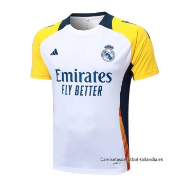 Camiseta de Entrenamiento Real Madrid 2024-2025 Blanco