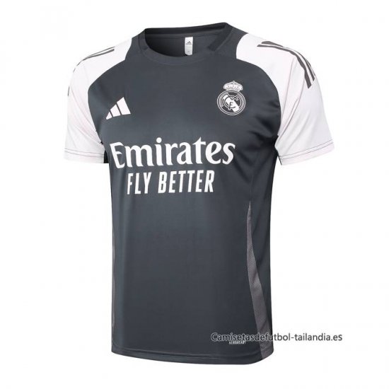 Camiseta de Entrenamiento Real Madrid 2024-2025 Gris - Haga un click en la imagen para cerrar