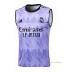 Camiseta de Entrenamiento Real Madrid Sin Mangas 2023-2024 Purpura
