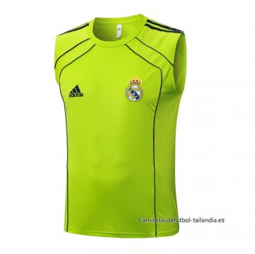Camiseta de Entrenamiento Real Madrid Sin Mangas 2025-2026 Verde Camiseta de Entrenamiento Real Madrid Sin Mangas 2025-2026 Verde