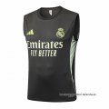 Camiseta de Entrenamiento Real Madrid Sin Mangas 2025-2026 Gris Verde