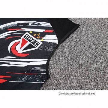 Camiseta de Entrenamiento Sao Paulo Sin Mangas 2025-2026 Negro