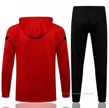 Chandal con Capucha del Atletico Madrid 2021-2022 Rojo