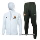 Chandal con Capucha del Barcelona 2023-2024 Blanco