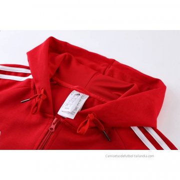 Chandal con Capucha del Manchester United 2022-2023 Rojo