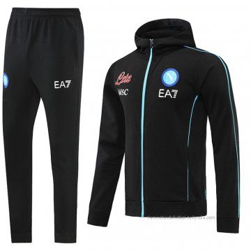 Chandal con Capucha del Napoli 2022-2023 Negro