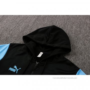Chandal con Capucha del Olympique Marsella 2021-2022 Negro
