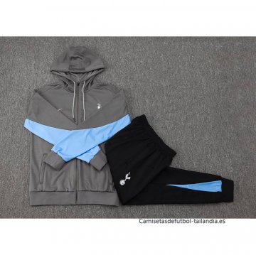 Chandal con Capucha del Tottenham Hotspur 2024-2025 Gris