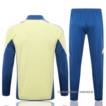 Chandal de Chaqueta del Ajax Nino 2024-2025 Amarillo