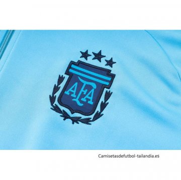 Chandal de Chaqueta del Argentina Nino 2024-2025 Azul Claro
