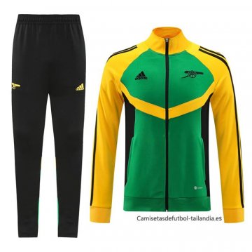 Chandal de Chaqueta del Arsenal 2024-2025 Verde Chandal de Chaqueta del Arsenal 2024-2025 Verde