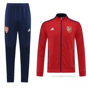 Chandal de Chaqueta del Arsenal 2021-2022 Rojo Chandal de Chaqueta del Arsenal 2021-2022 Rojo